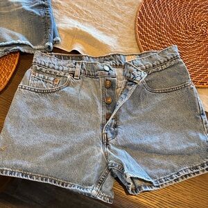 Levi 11 Jr Denim Button-Fly Women's Shorts